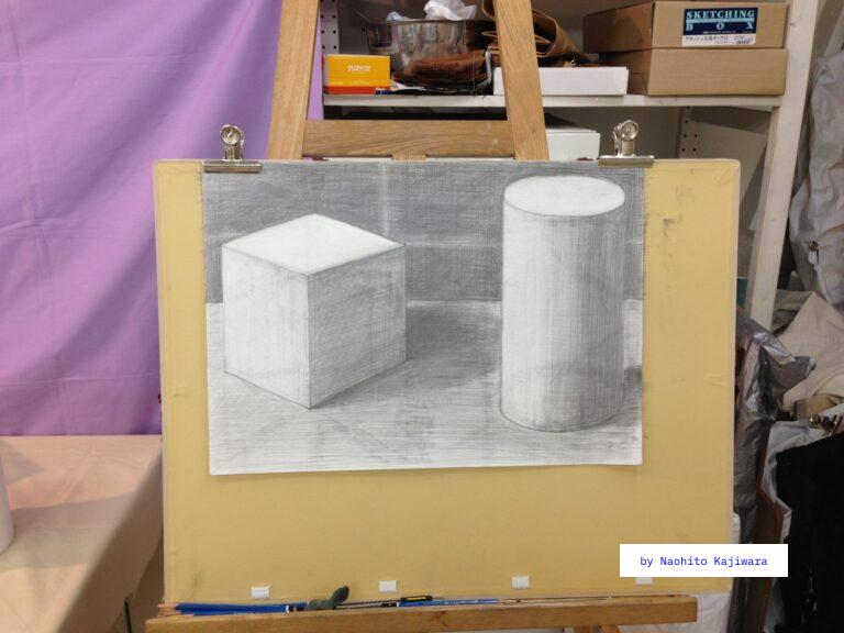 cube and cylinder